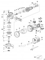 Stanley SG6115-XJ Corded Angle Grinder Type 1 Spare Parts